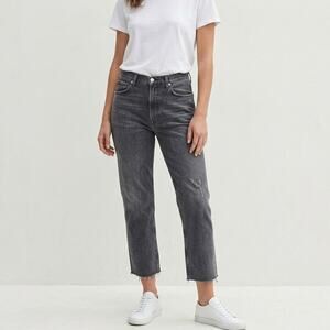 Citizens of Humanity Premium Vintage Daphne Crop Jean black sz 30